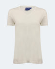 Maglietta donna con scollo a V Balena