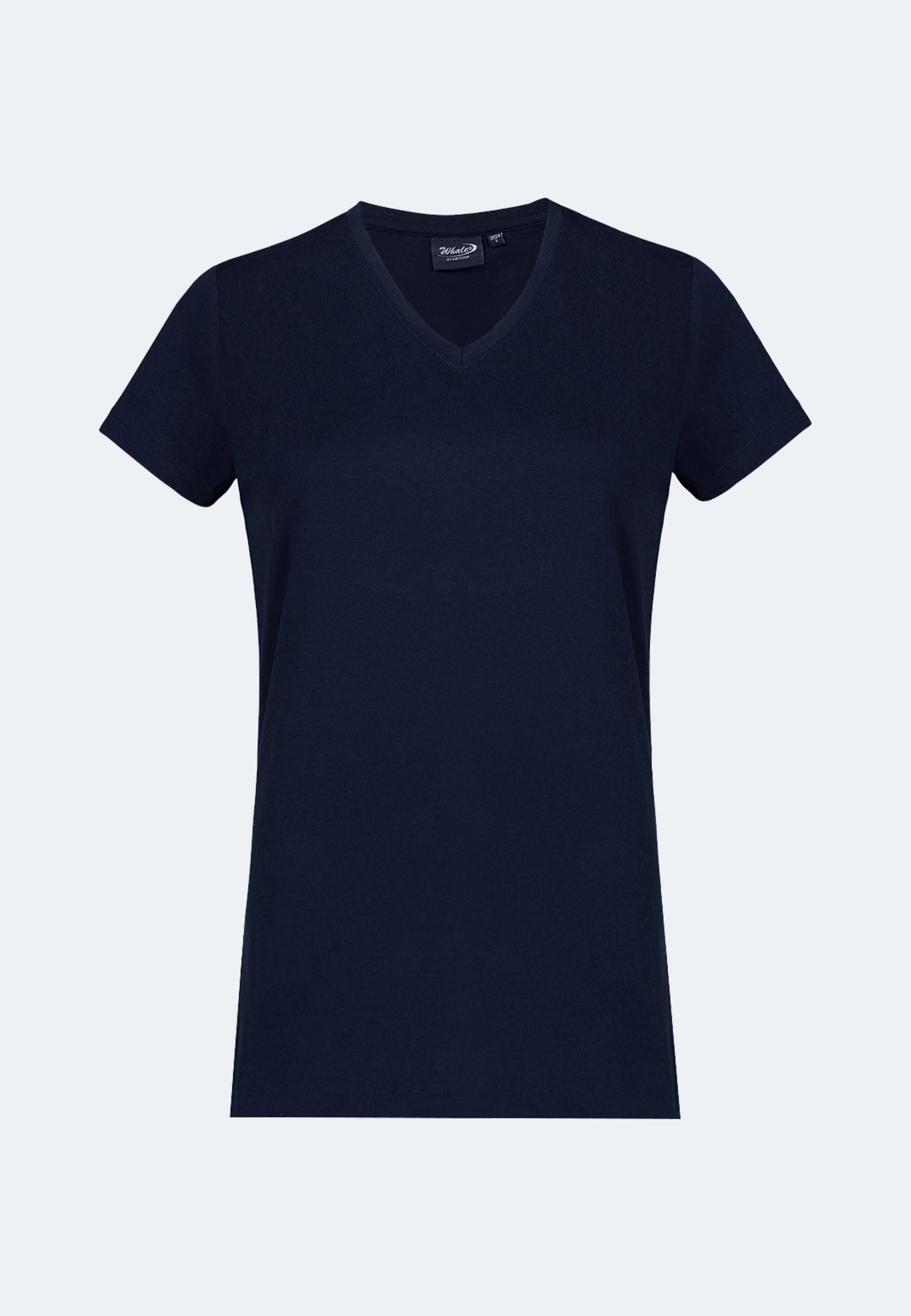 Maglietta donna con scollo a V Balena