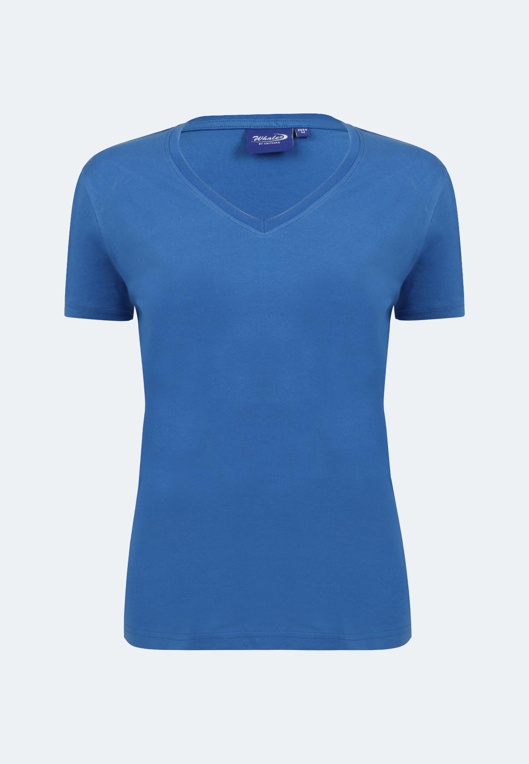 Maglietta donna con scollo a V Balena