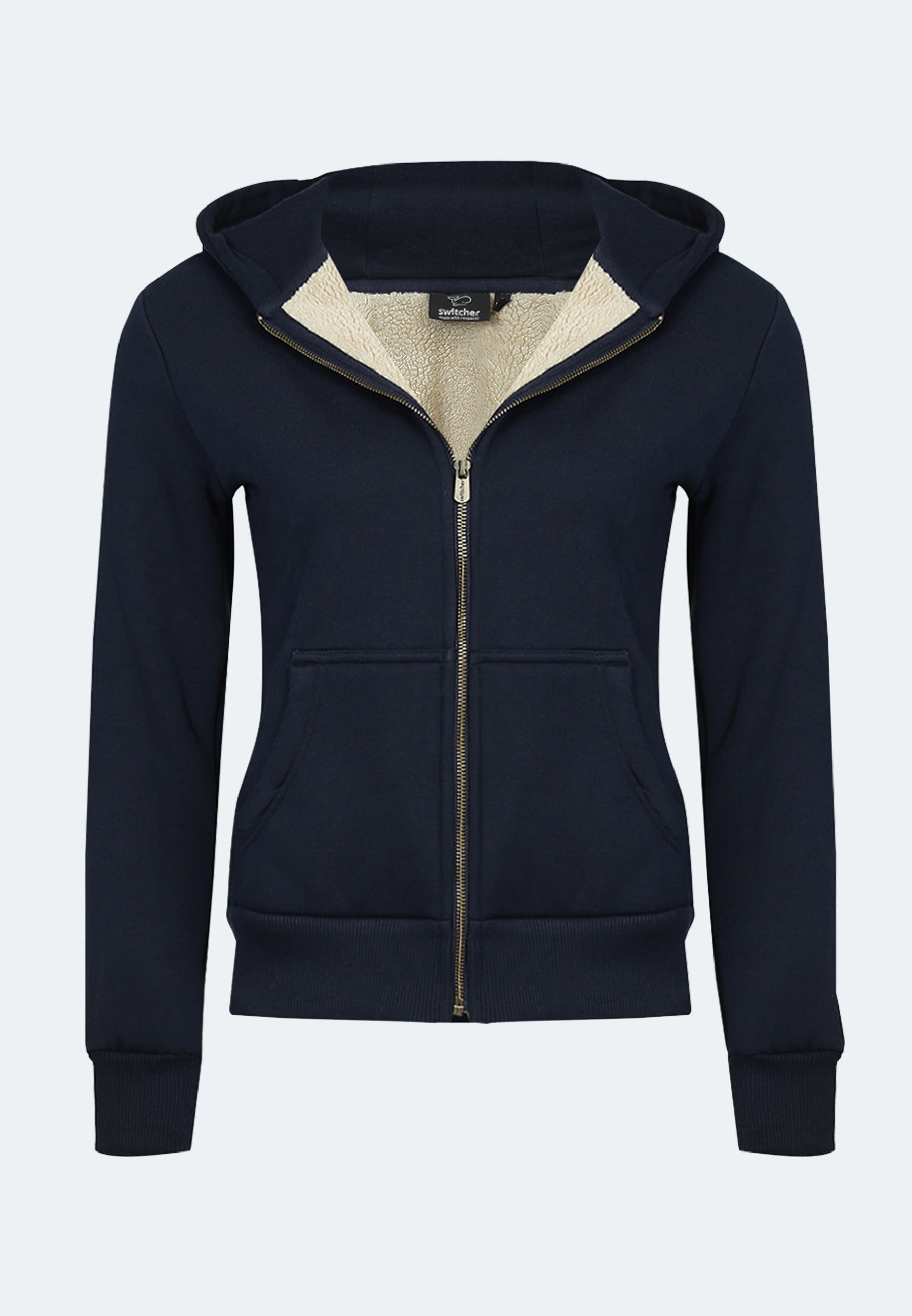 Felpa con cappuccio Sherpa da donna Grimentz