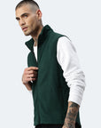 Gilet in pelliccia di fibra Cortina