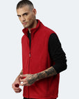 Gilet in pelliccia di fibra Cortina