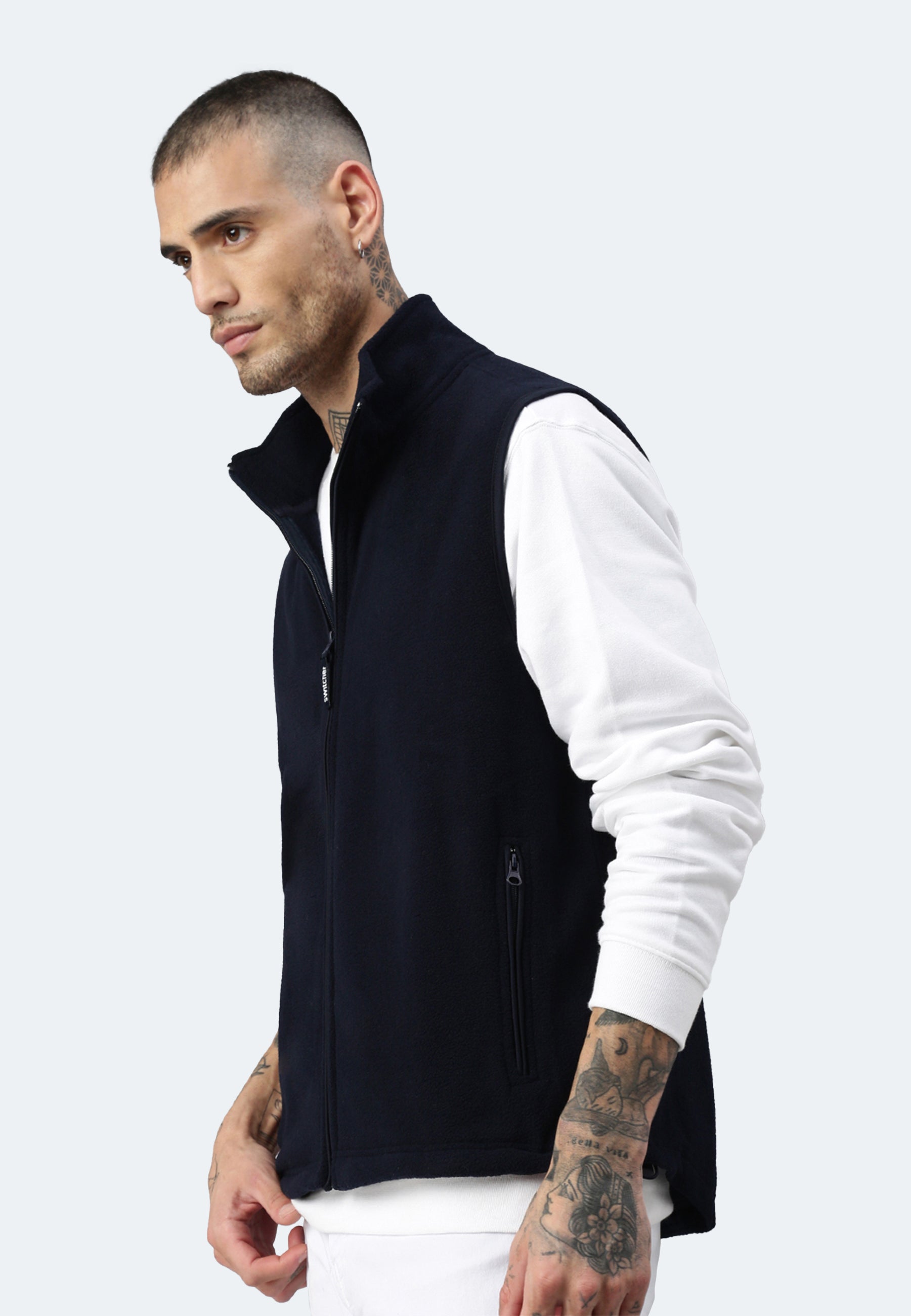 Gilet in pelliccia di fibra Cortina