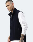 Gilet in pelliccia di fibra Cortina