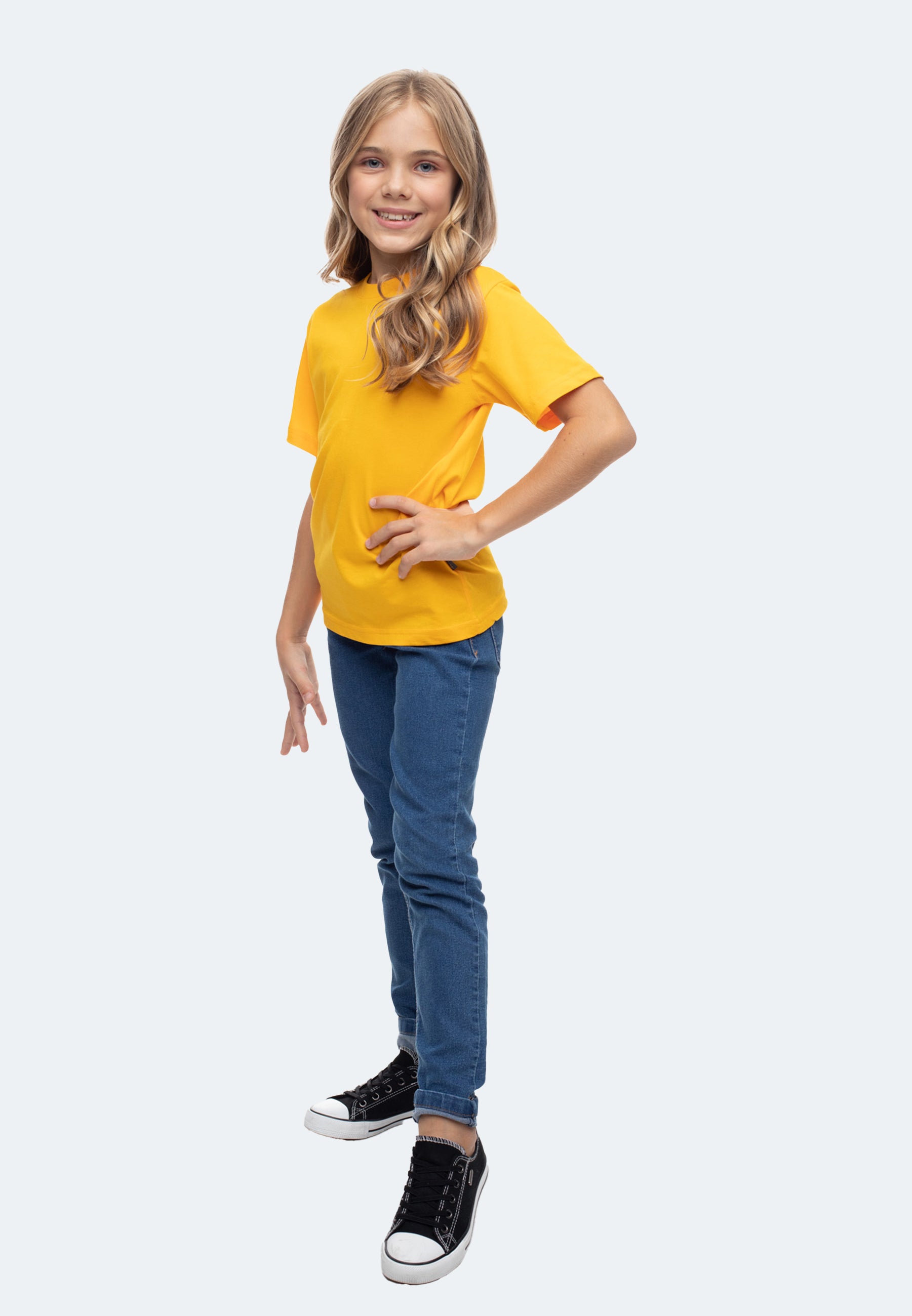 Camicia Switcher bambini colore baolino/giallo