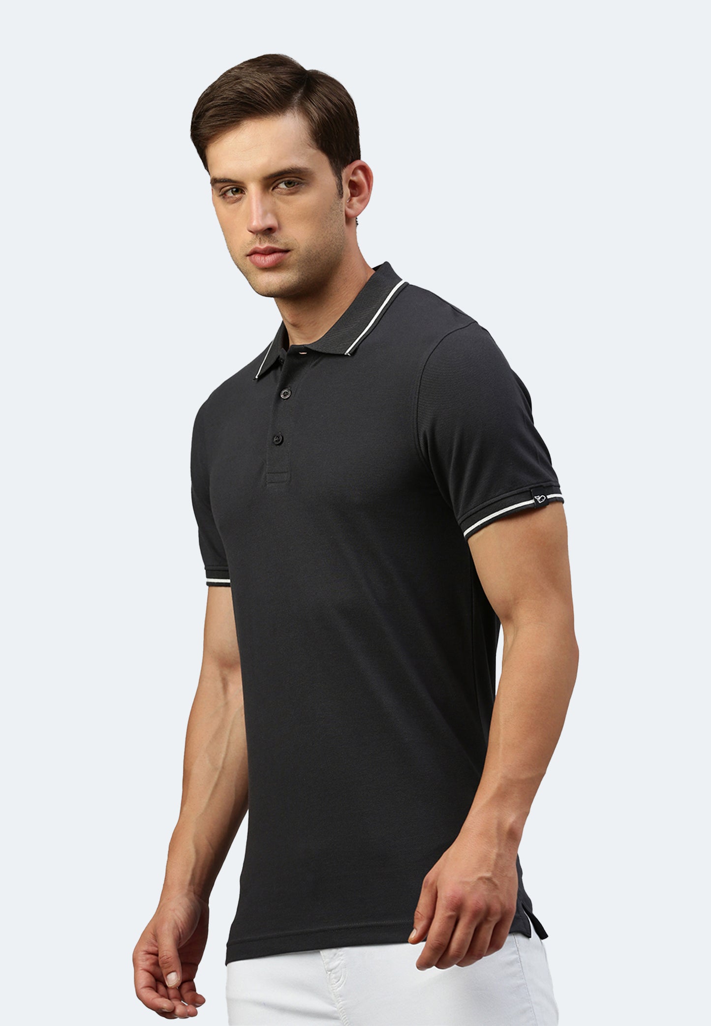 Switcher polo uomo ben color/410 arsenico
