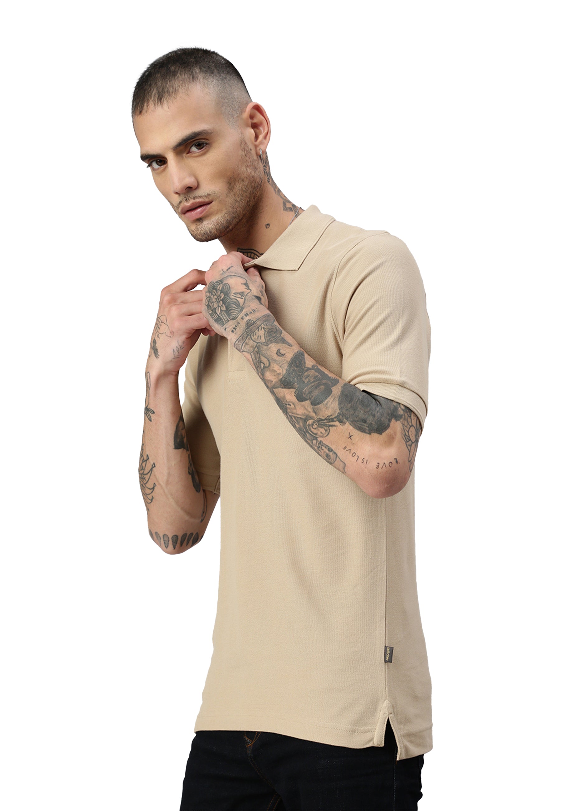 Switcher polo uomo john colore/amande