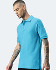 Polo da uomo Switcher color blu baia