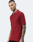 Polo da uomo Switcher colore bordeaux