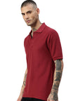 Polo da uomo Switcher colore bordeaux