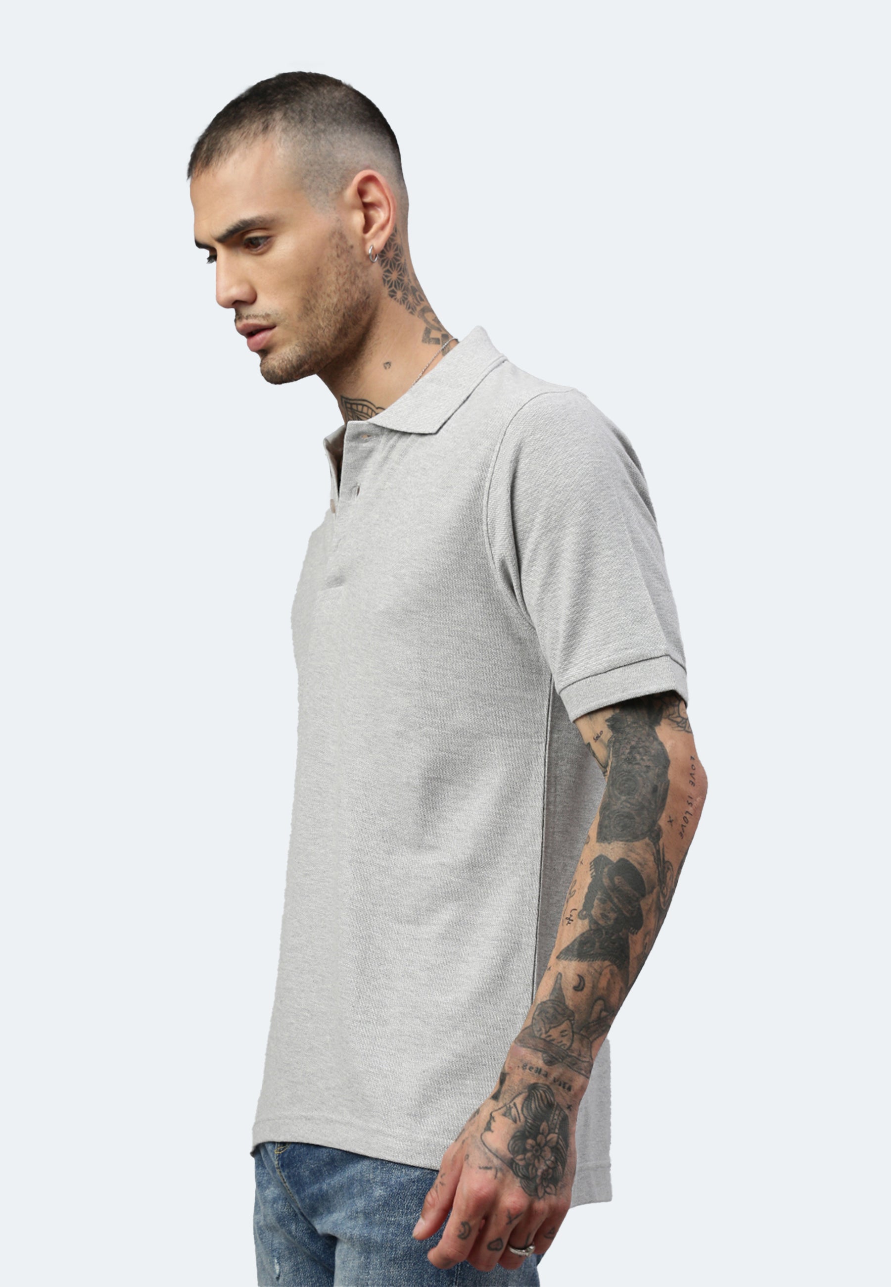 Polo Switcher da uomo john color/gris chine