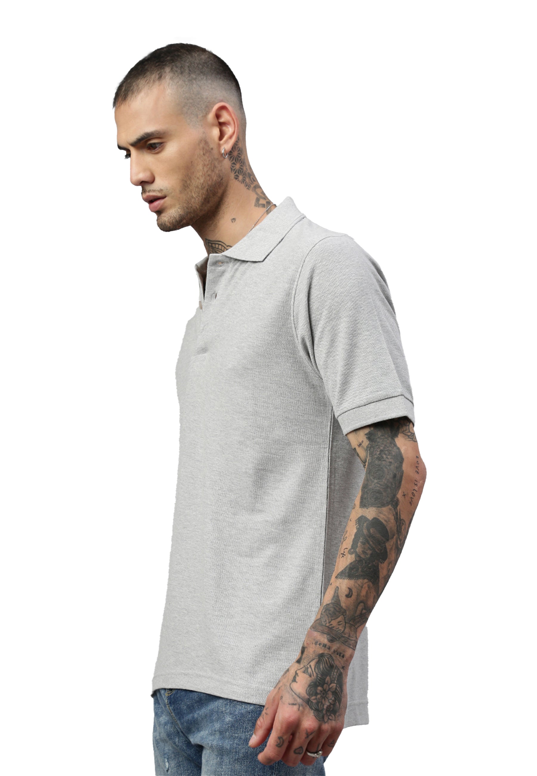 Polo Switcher da uomo john color/gris chine