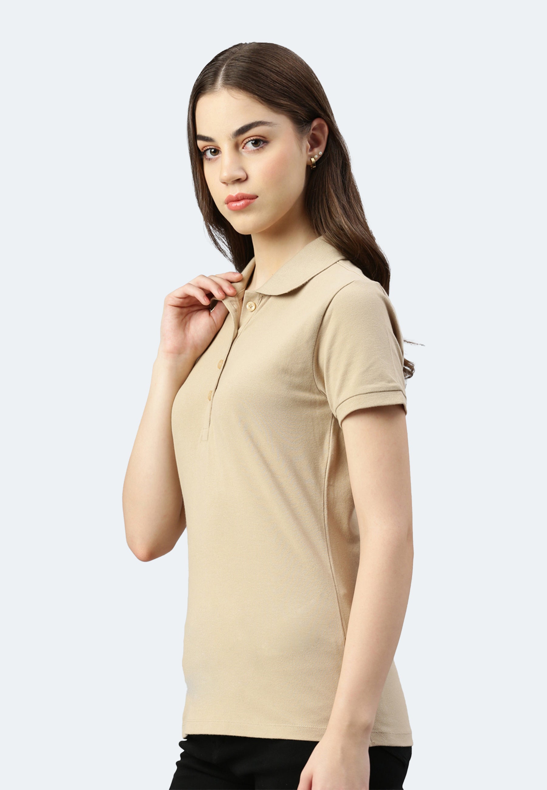 Switcher Lady polo stacy colour/amande