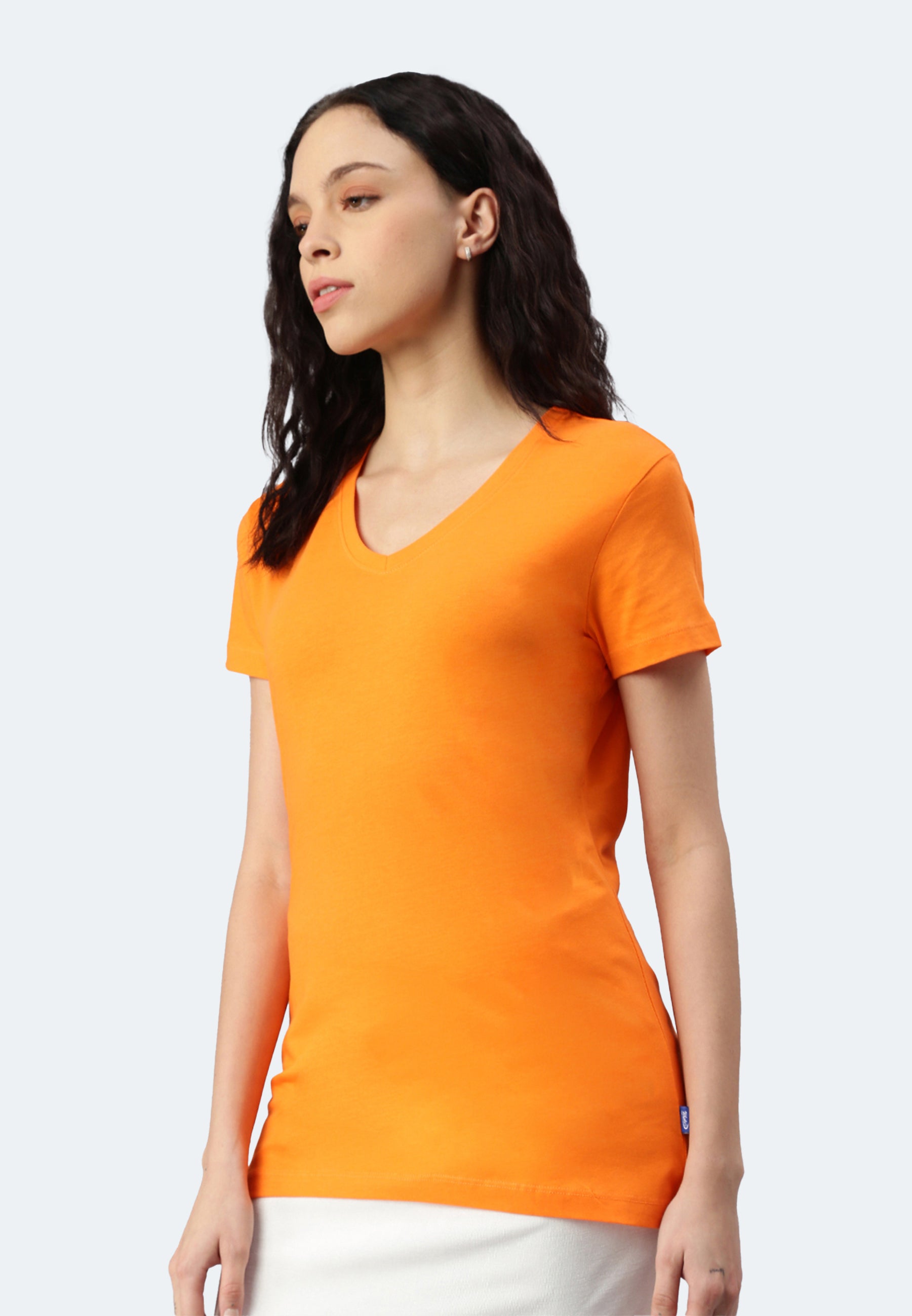 Maglietta donna con scollo a V Balena