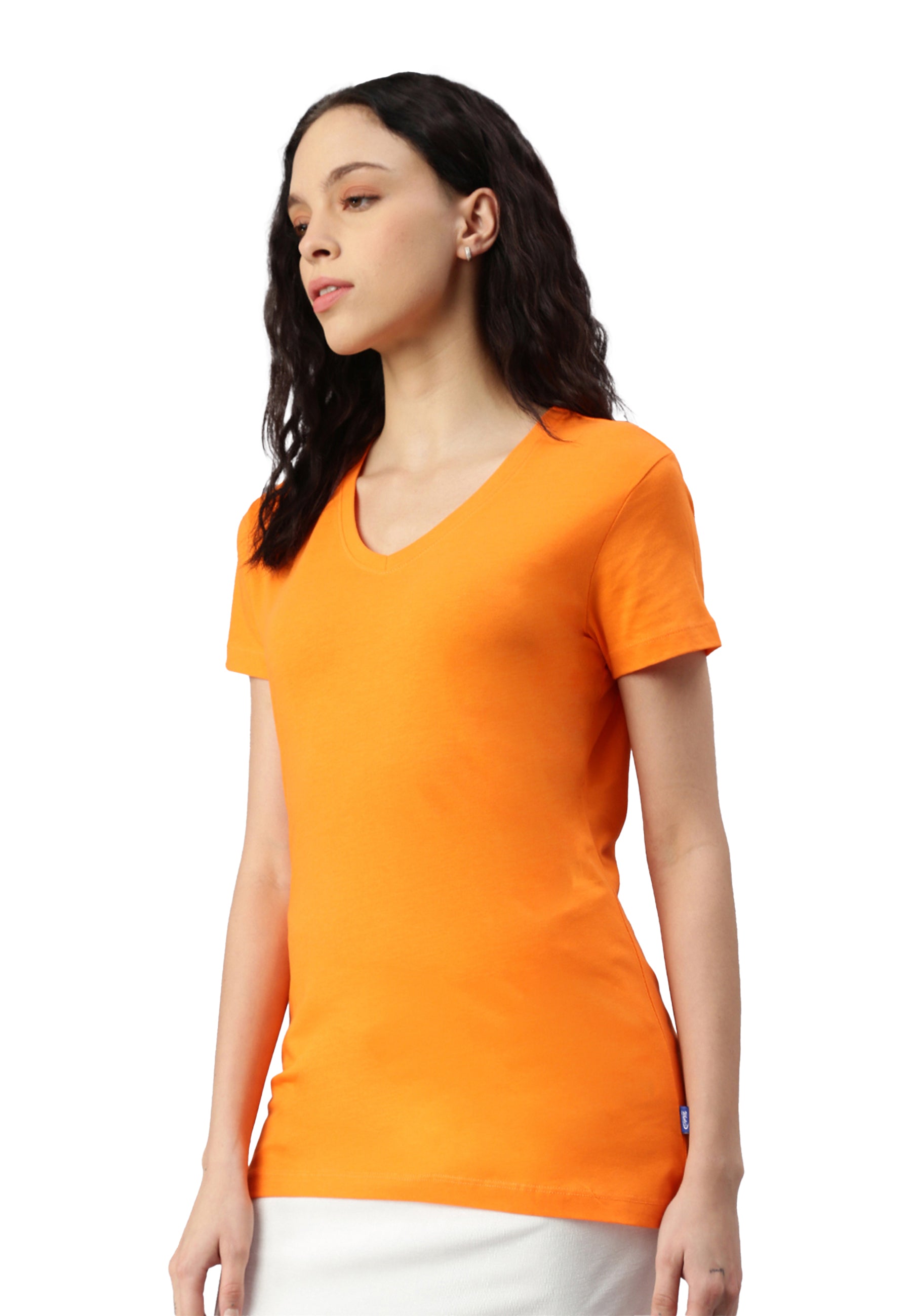 Maglietta donna con scollo a V Balena