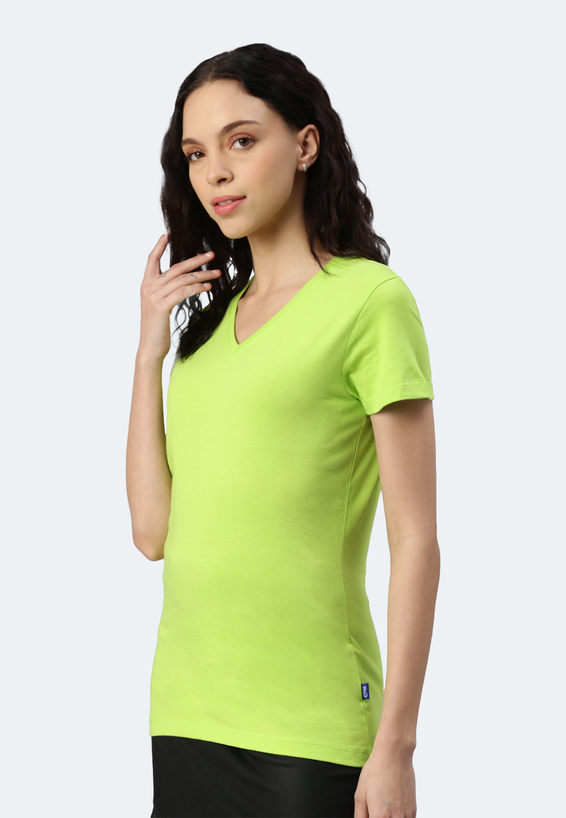 Maglietta donna con scollo a V Balena