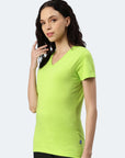 Maglietta donna con scollo a V Balena