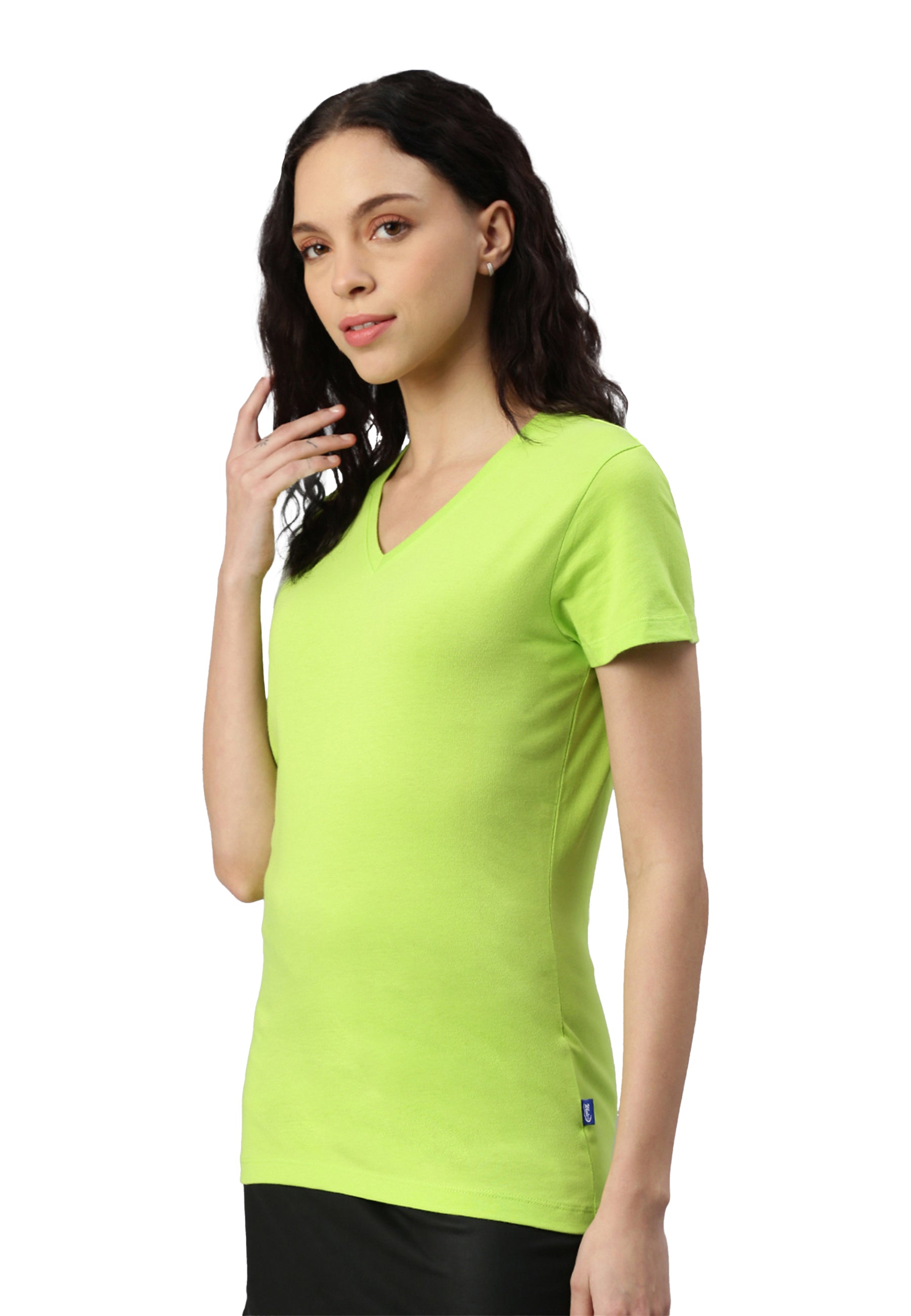 Maglietta donna con scollo a V Balena