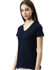 Maglietta donna con scollo a V Balena