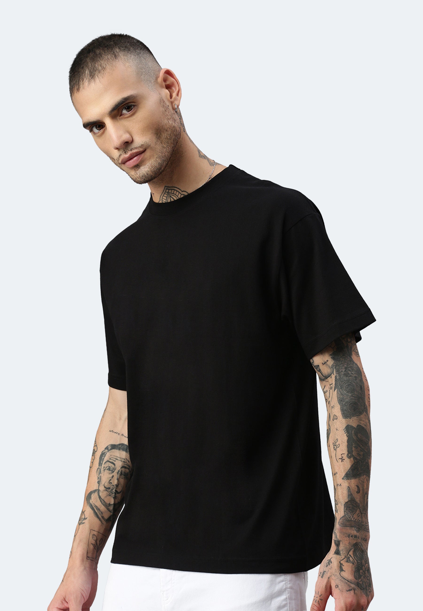 Maglietta oversize con balena