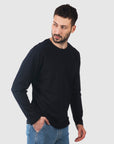 Abbigliamento sostenibile Svizzera, manica lunga, t-shirt manica lunga, t-shirt, t-shirt da uomo, tshirt lunga, tshirt oversize, tessuto riciclato, top riciclato, t-shirt nera