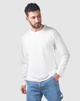 Abbigliamento sostenibile Svizzera, manica lunga, t-shirt manica lunga, t-shirt, t-shirt uomo, tshirt lunga, tshirt oversize, tessuto riciclato, top riciclato, t-shirt bianca
