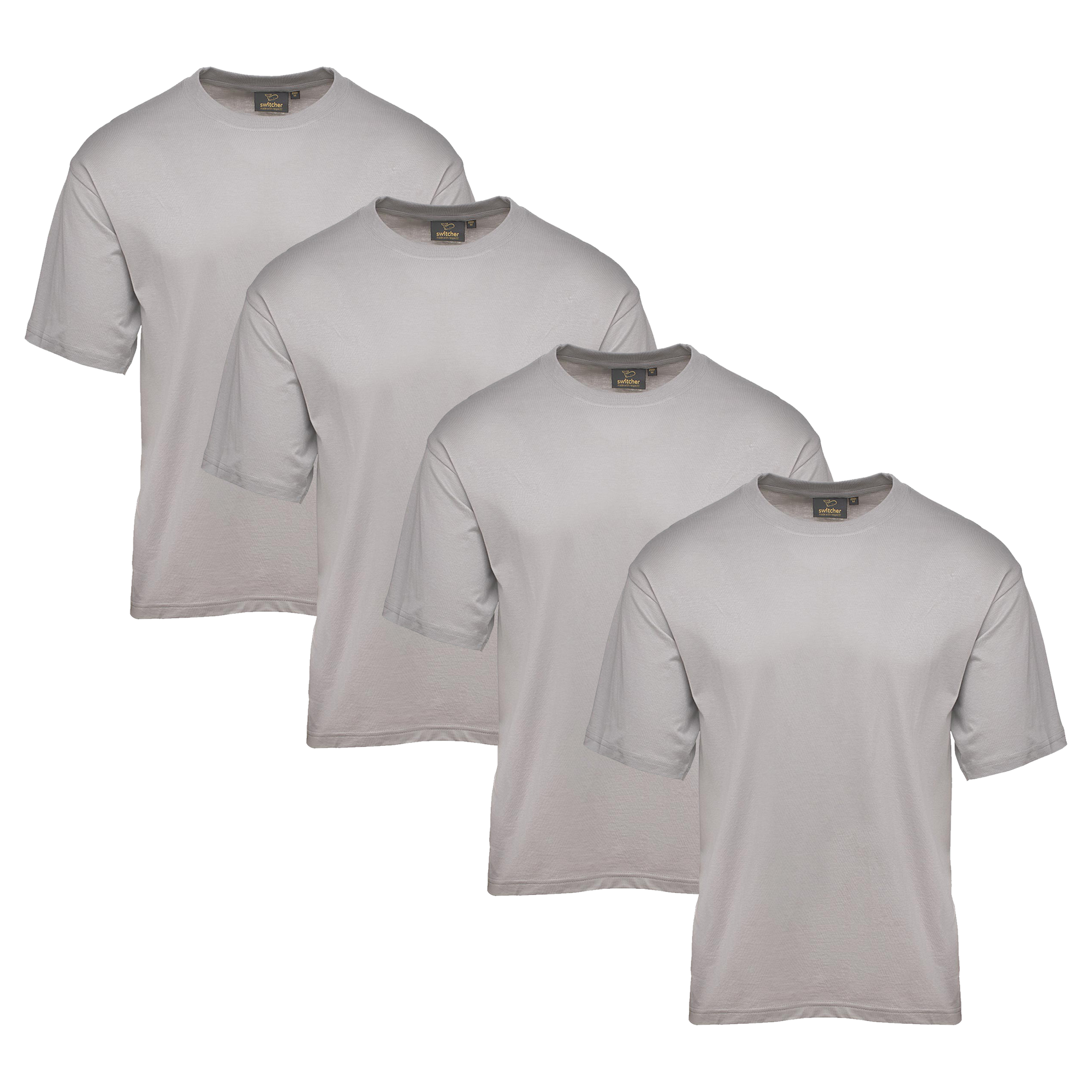 4-Pack-Classic T-Shirt Grey Bob 2001