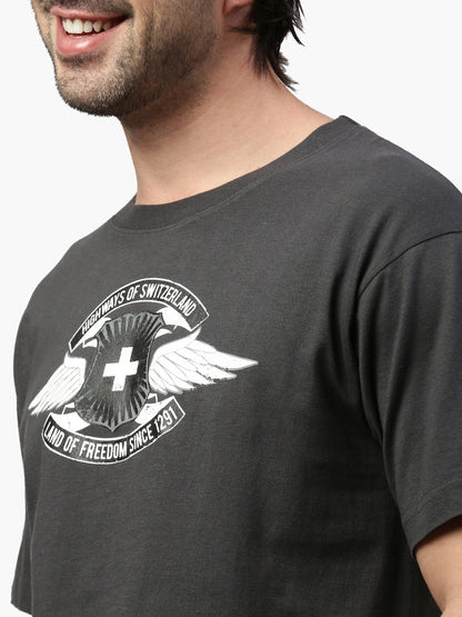 Camicia di commutazione Autostrade della Svizzera a colori/410 arsenico
