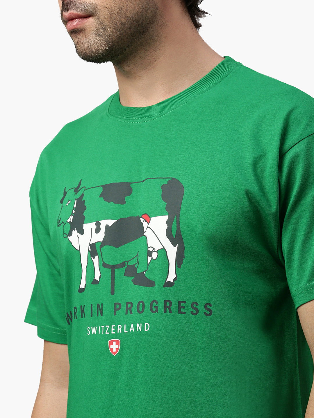 Camicia da commutatore in corso colore/31 verde