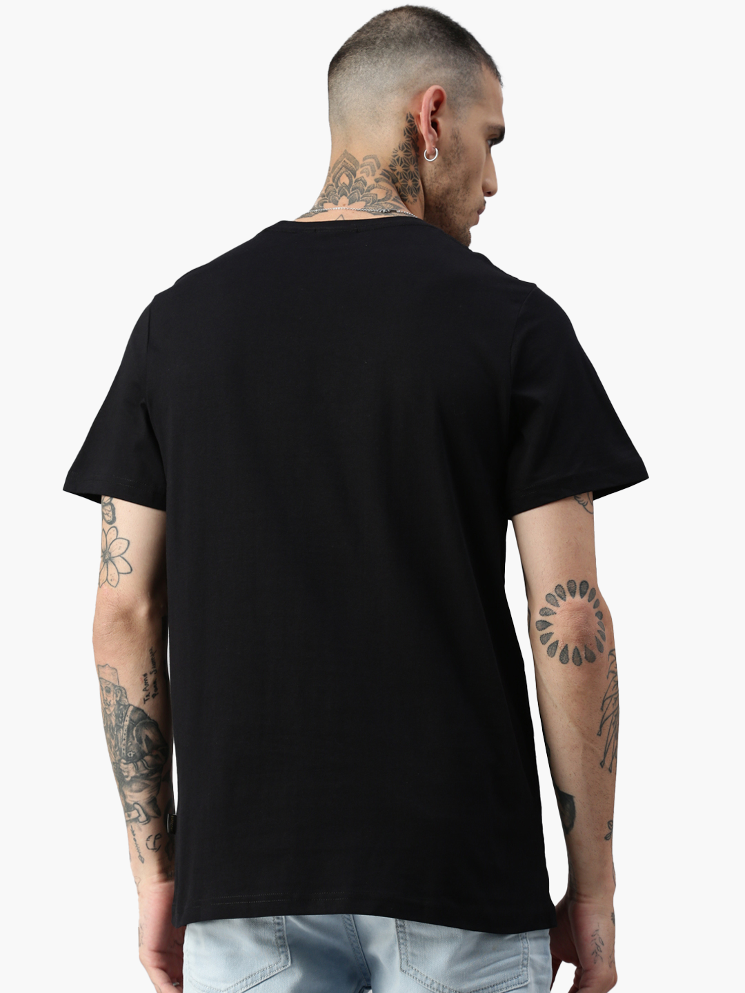 4-pack regular T-shirt nero BobII 2018