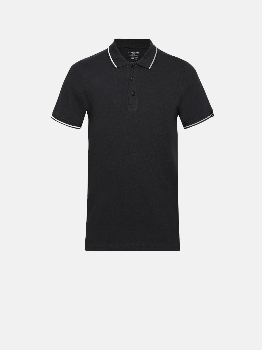 Polo a contrasto con elastan Ben