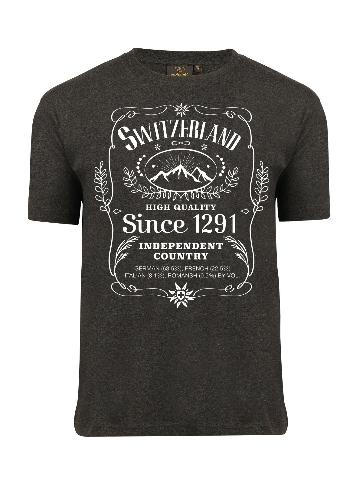 T-Shirt NERO SVIZZERO - 2040