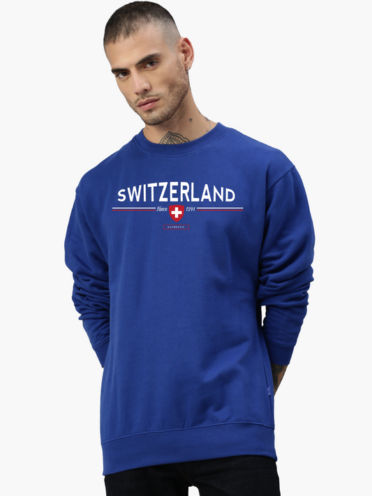 Felpa Switcher Svizzera colore/259 oceano