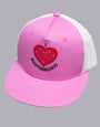 Cappello unisex in cotone a forma di cuore