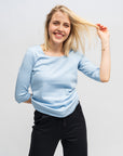 Yasmin T-shirt donna basic manica 3/4
