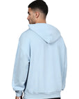 Switcher felpa con cappuccio da uomo colore casablanca/anima blu