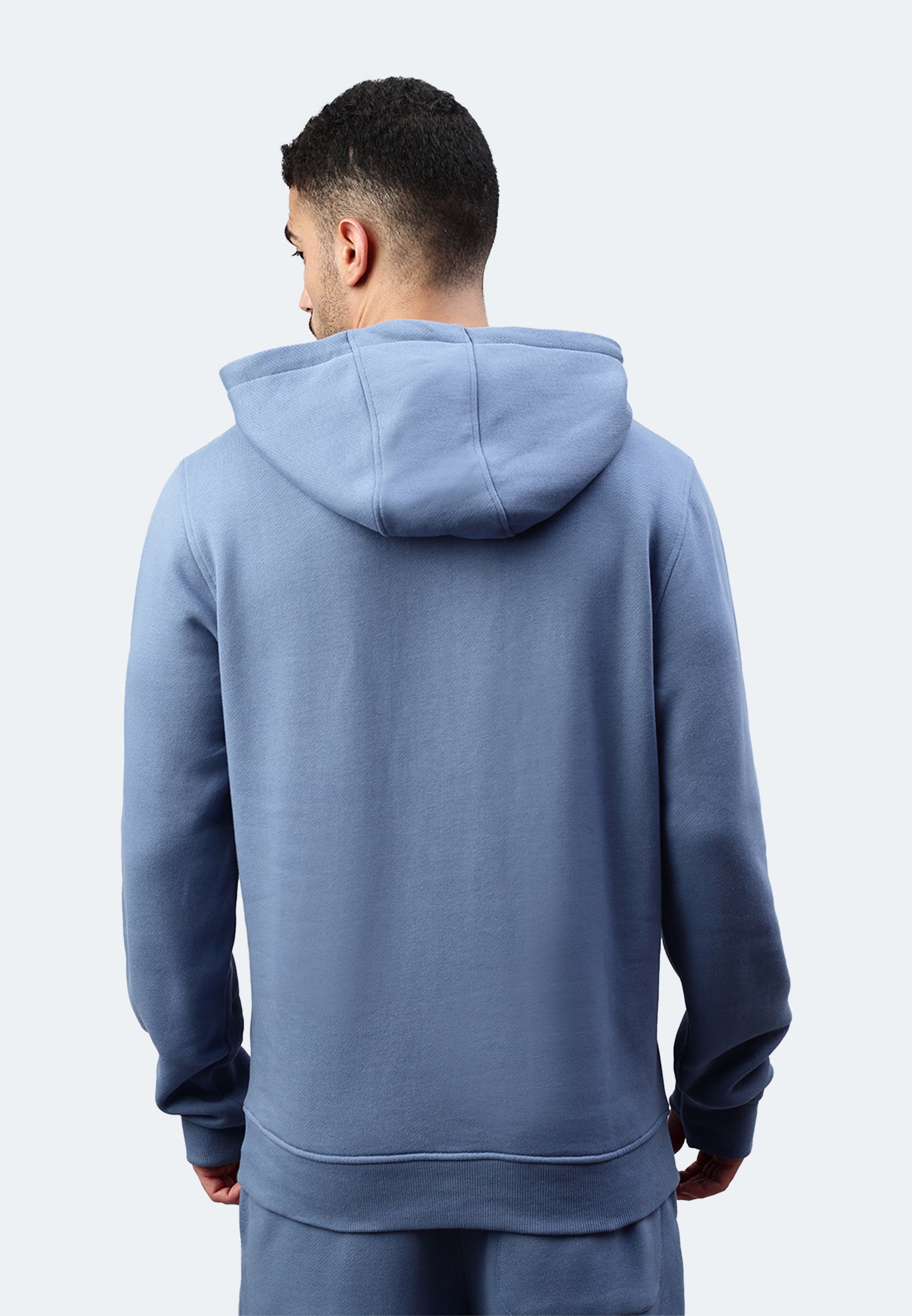 Switcher felpa con cappuccio da uomo colore casablanca/blu elementare