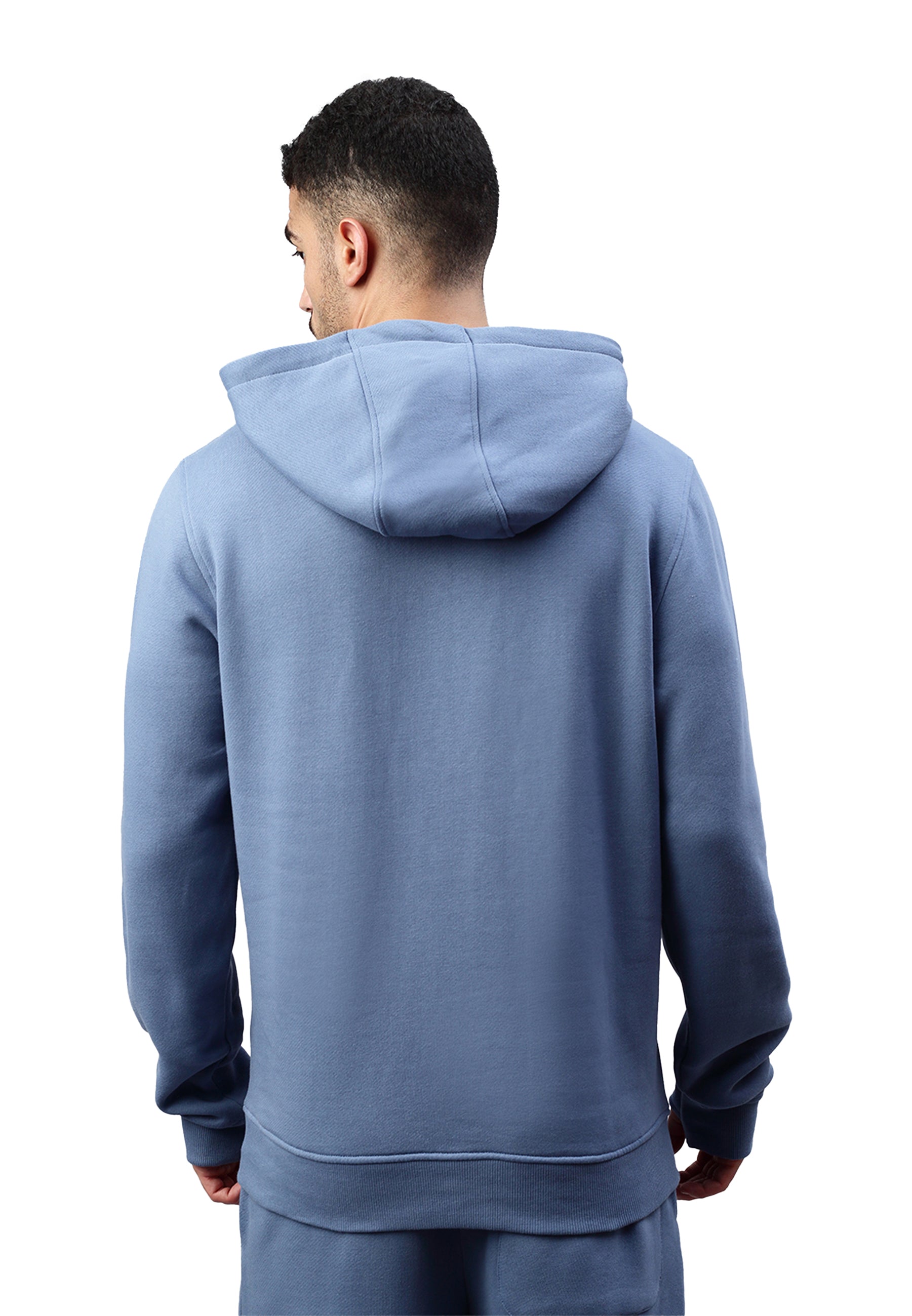 Switcher felpa con cappuccio da uomo colore casablanca/blu elementare