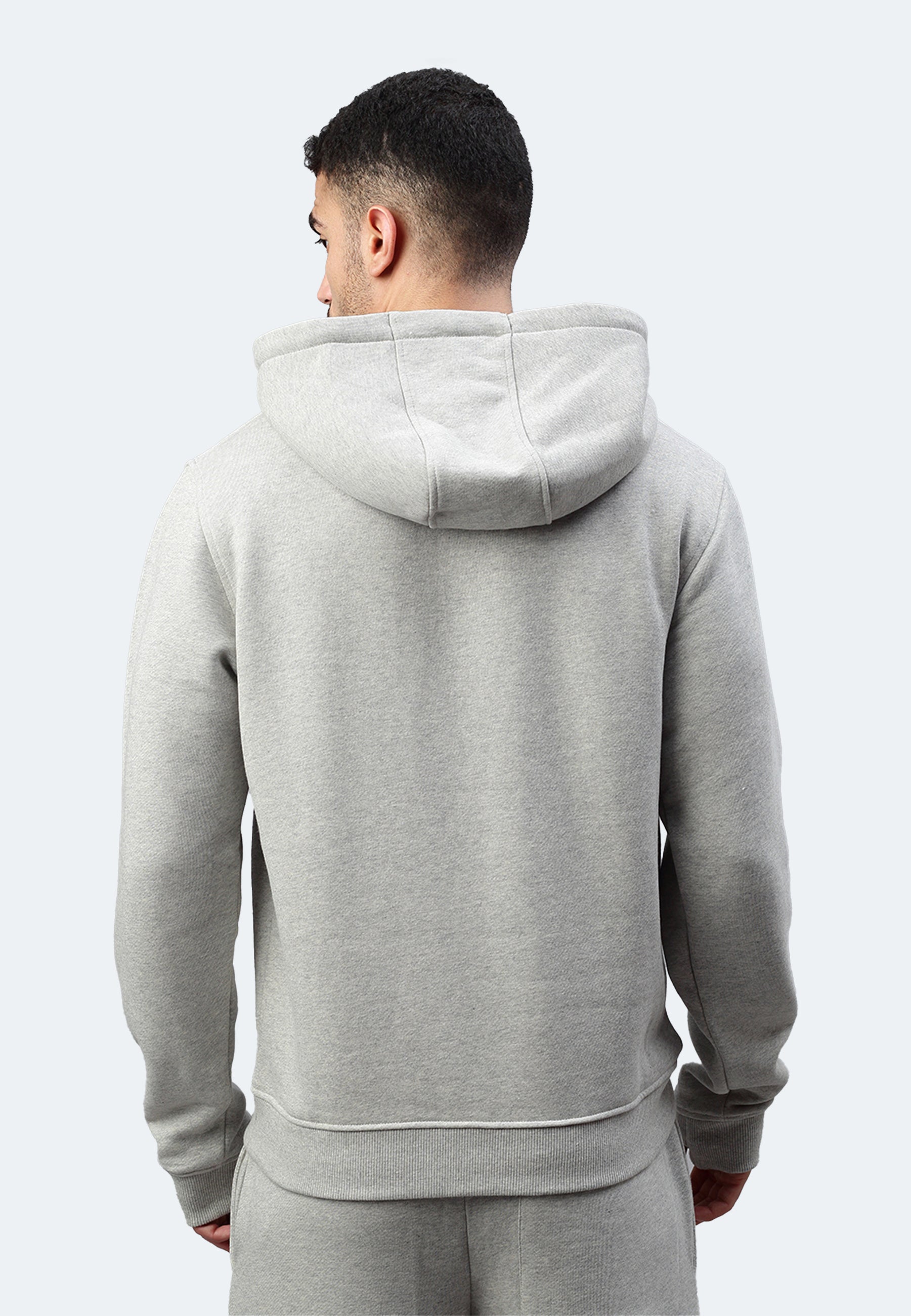 Switcher felpa con cappuccio da uomo colore casablanca/gris chine