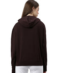 Felpa con cappuccio Switcher Lady skylar color/680 cafe