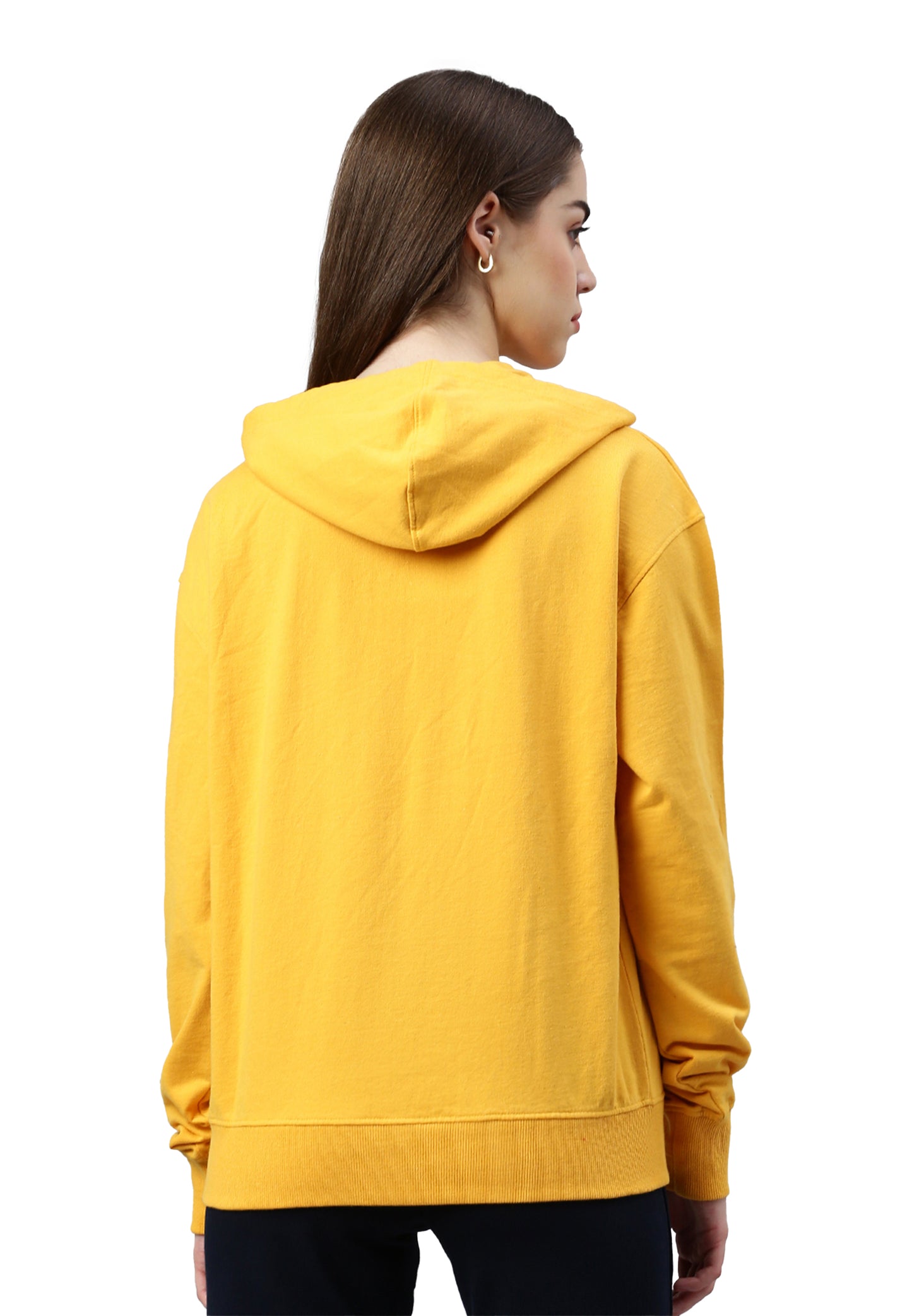 Felpa con cappuccio Switcher Lady skylar color/532 moutarde