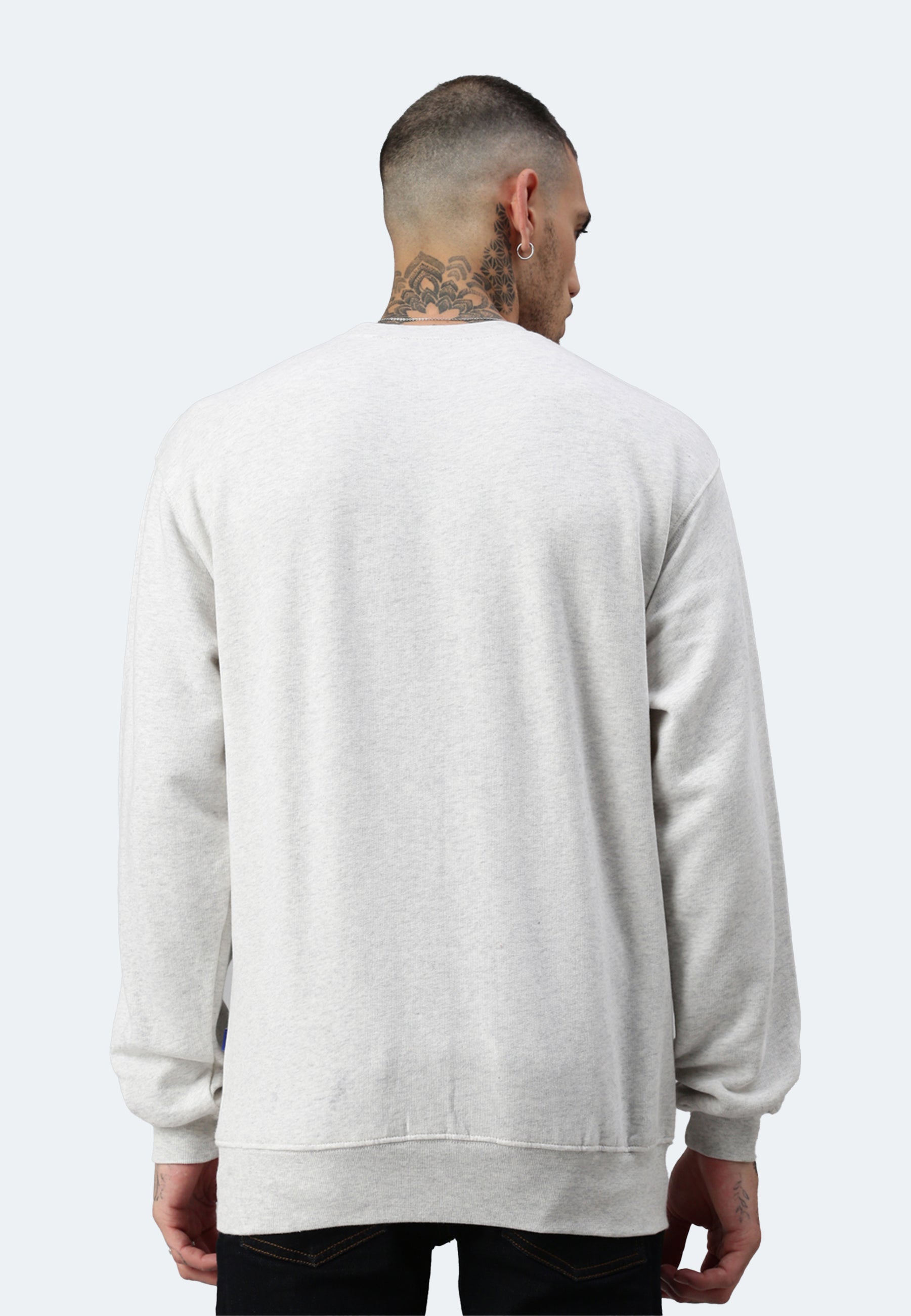 Switcher manica lunga colore balena/bianco chine