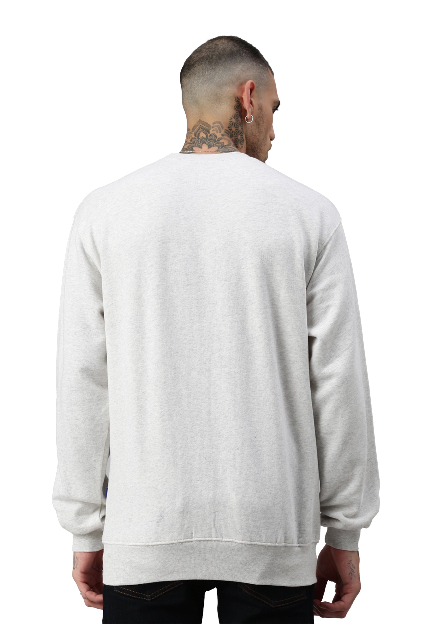Switcher manica lunga colore balena/bianco chine