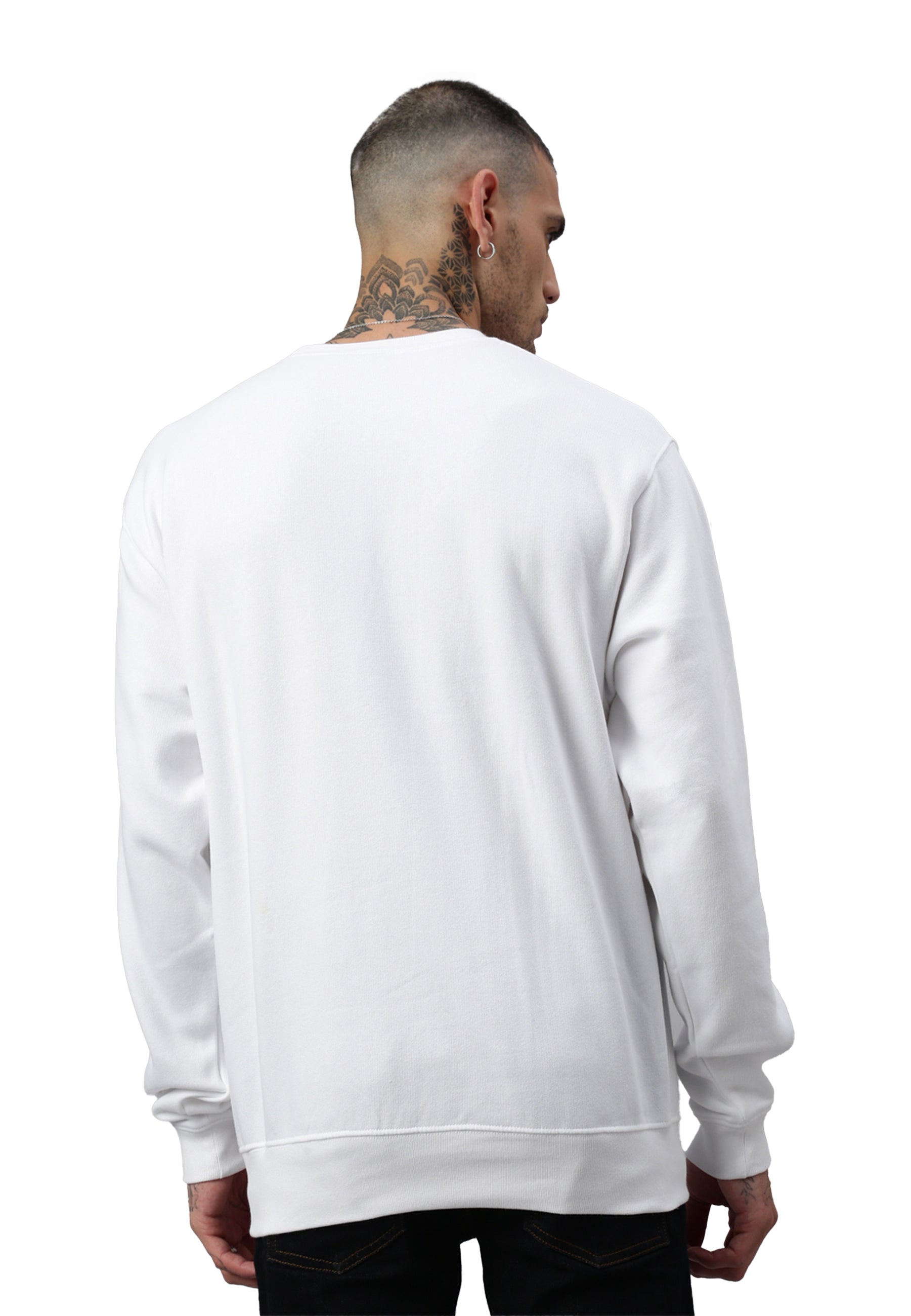 Switcher manica lunga colore balena/bianco