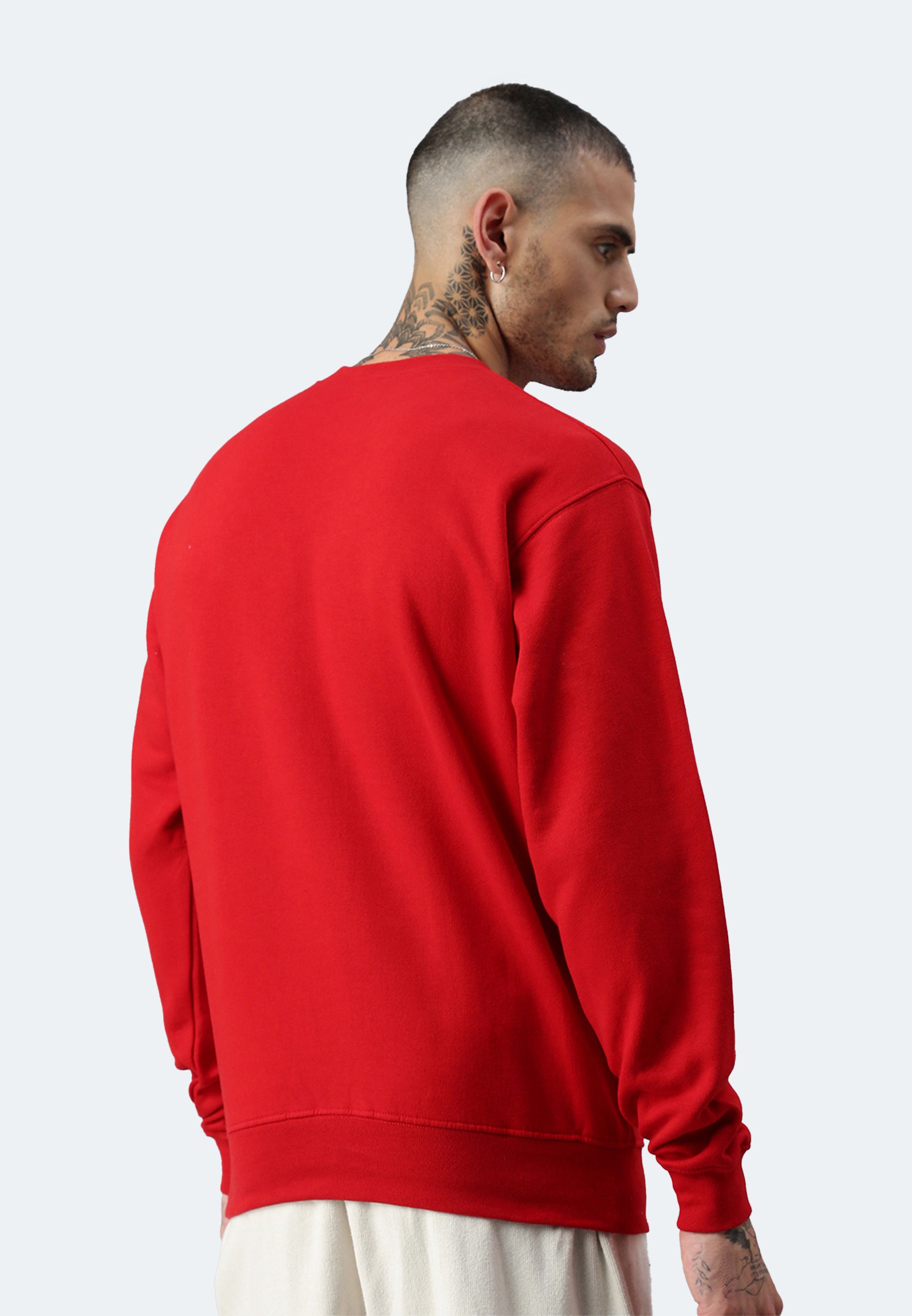 Switcher manica lunga colore balena/rouge