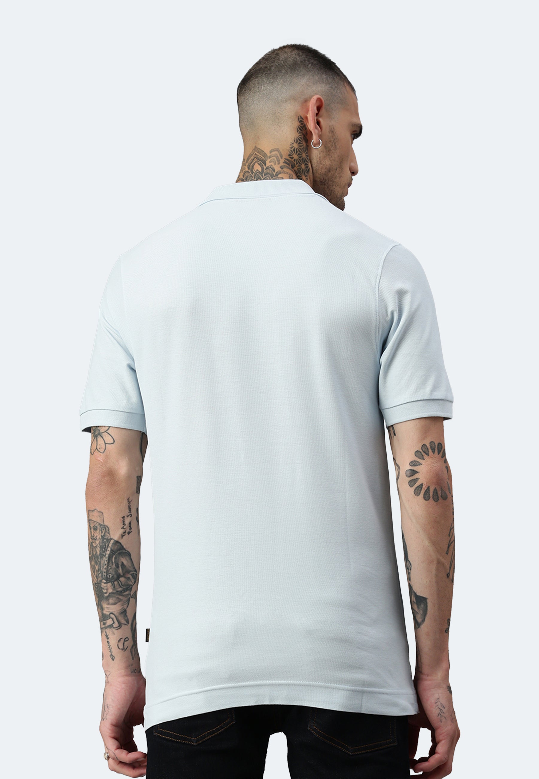 Polo da uomo Switcher color john/angelo blu