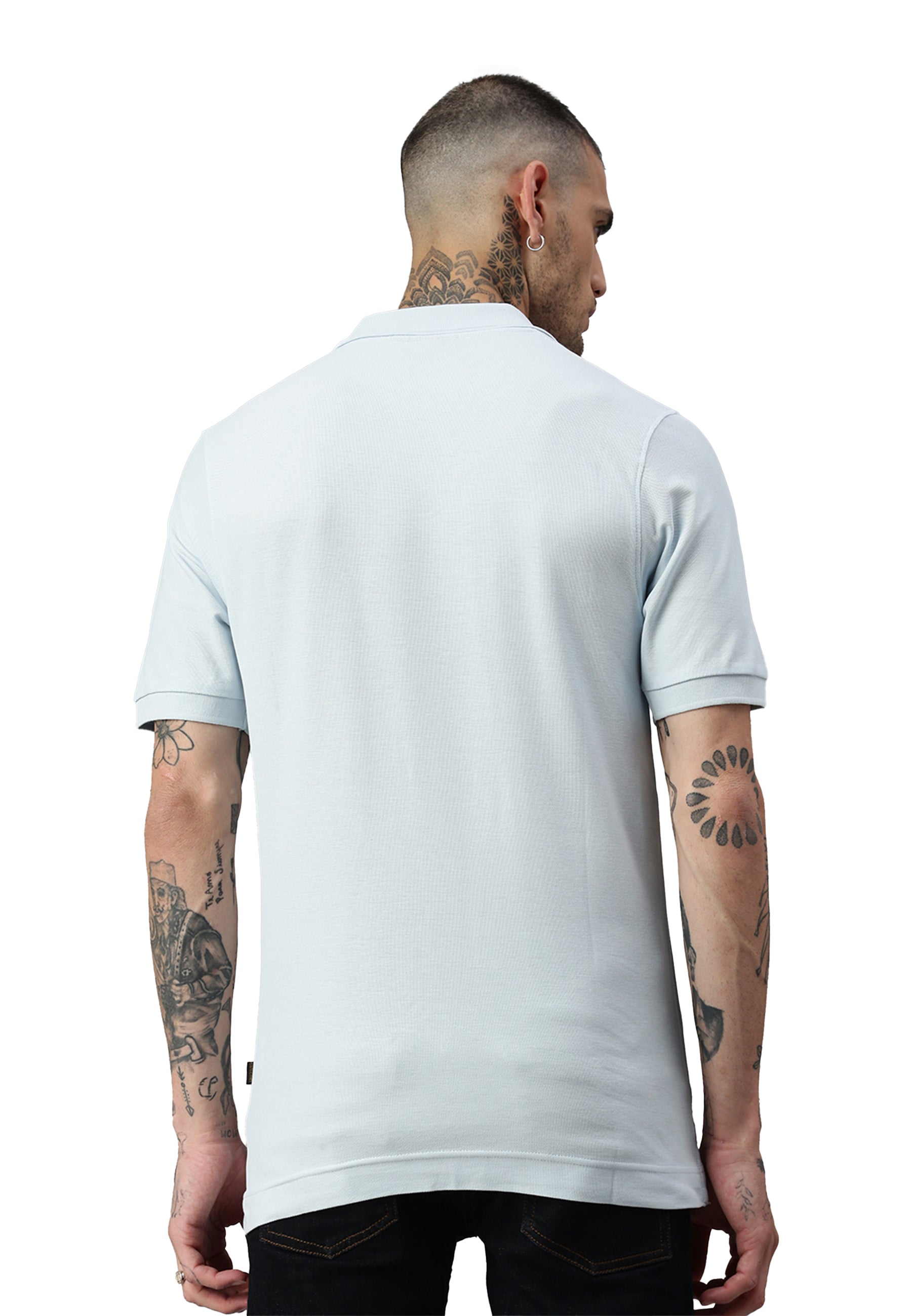 Polo da uomo Switcher color john/angelo blu