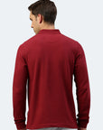 Polo a maniche lunghe in piqué di cotone Ralph