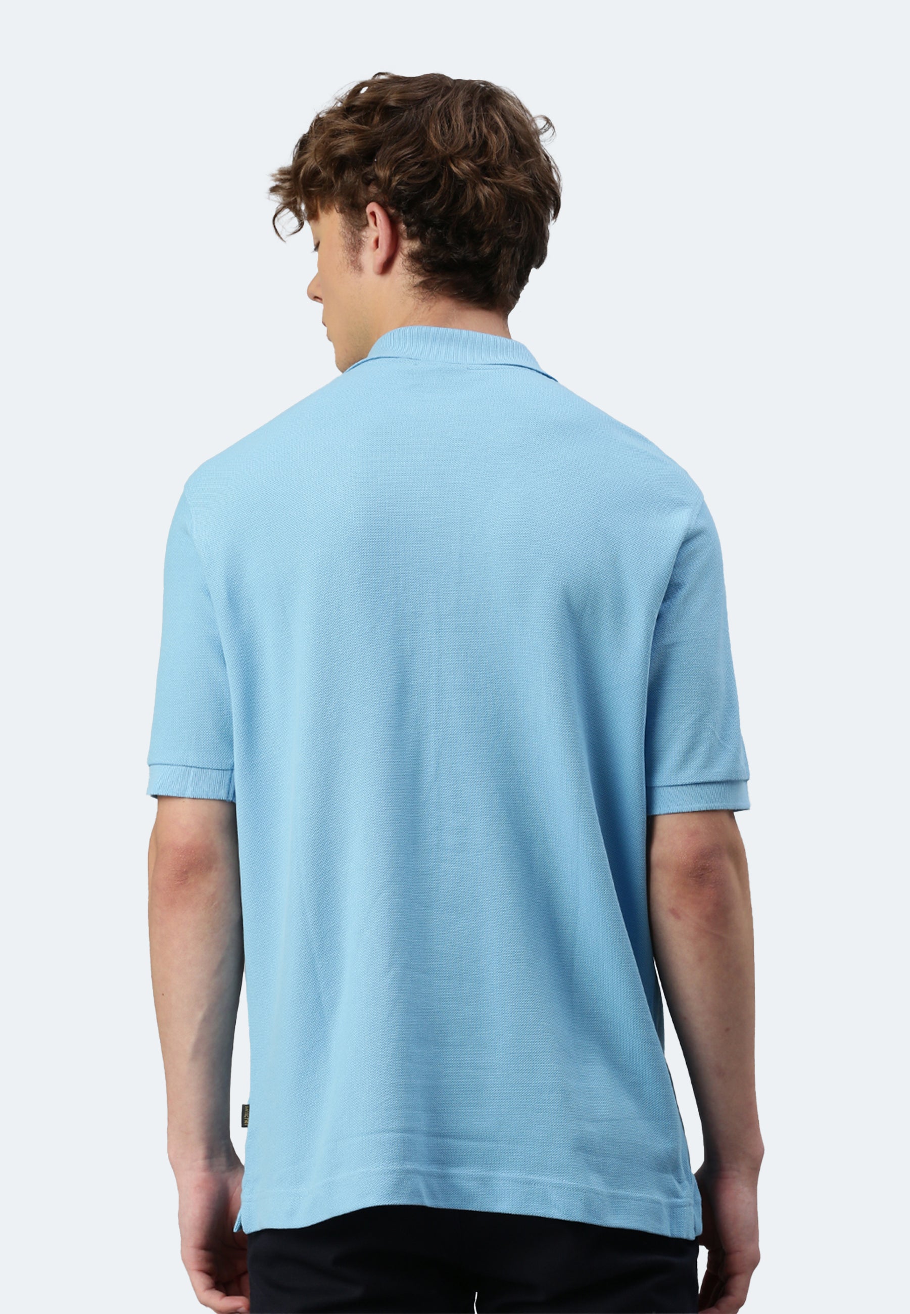 Polo da uomo Switcher Samuel color/blu ghiaccio