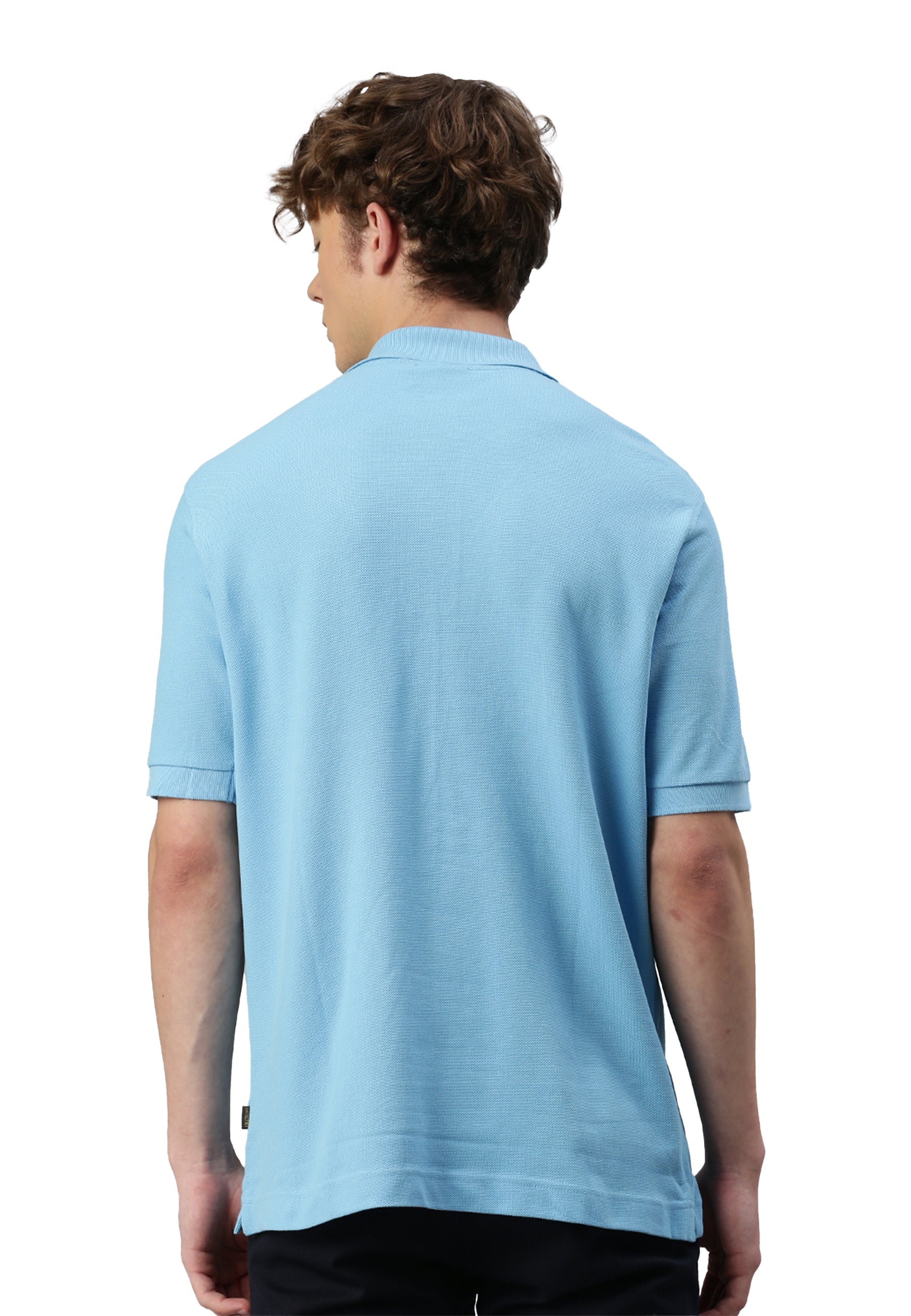 Polo da uomo Switcher Samuel color/blu ghiaccio